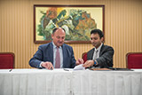 Cérémonie officielle de signature d'accords Inde-Belgique  (c) SPF Affaires étrangères